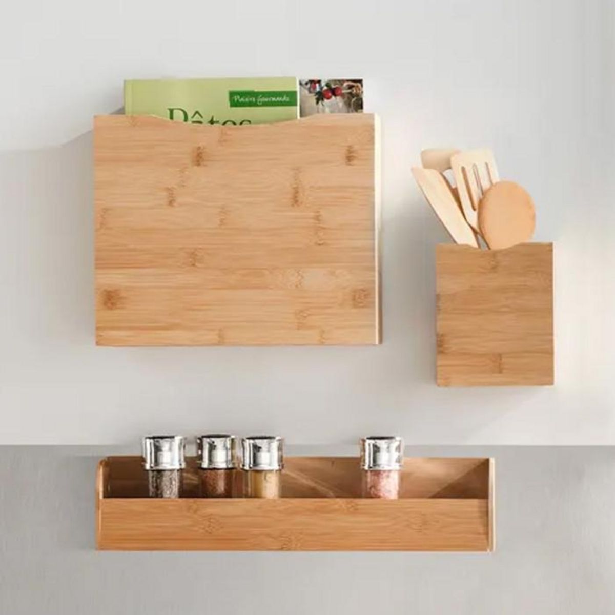 FIVE Organiseur Aimanté  Bambou  15cm Naturel