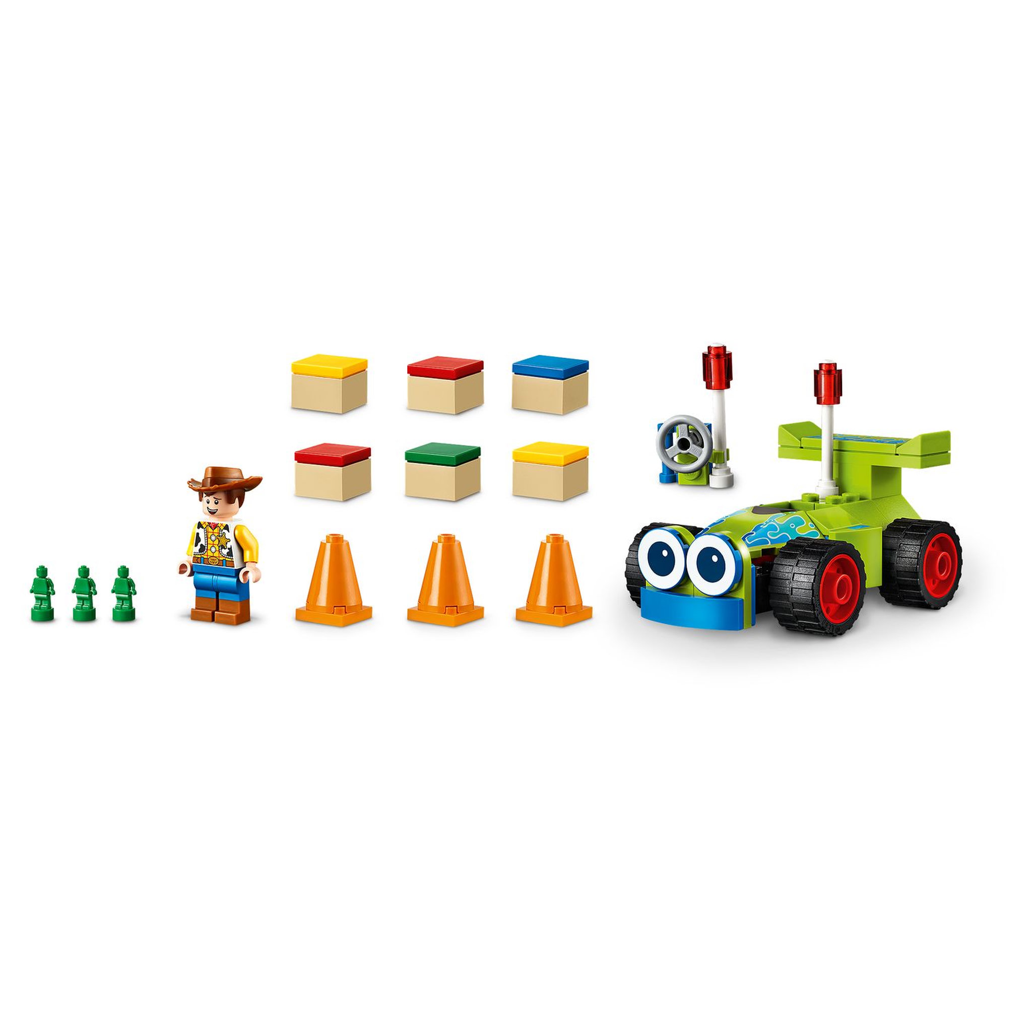 Voir la diapositive 2 : LEGO Toy Story 10766 - Woody et RC