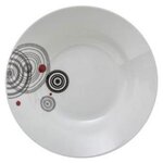 SECRET DE GOURMET Lot de 6 Assiettes Creuses  Instant  22cm Blanc