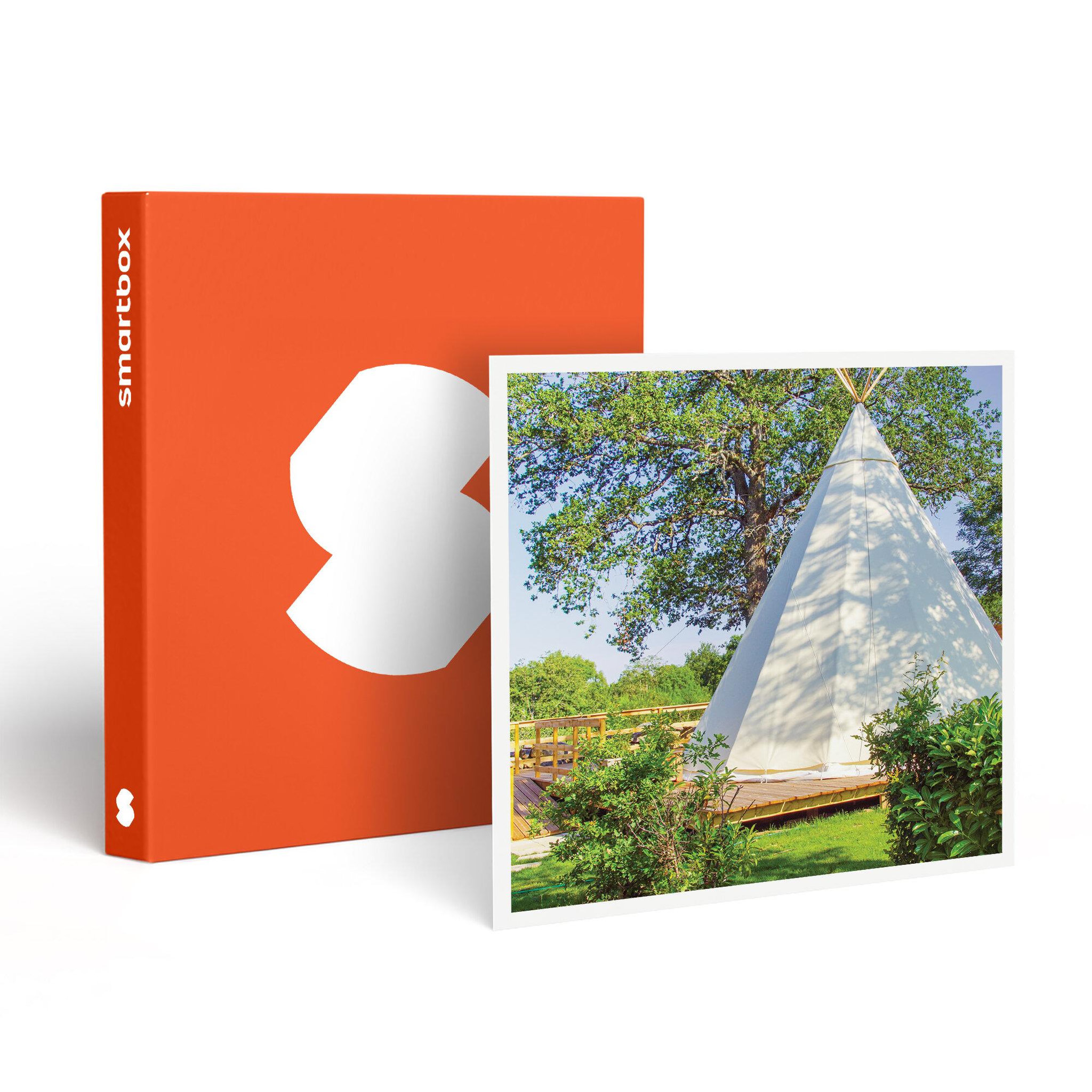 Smartbox 2 jours insolites en famille dans un tipi près des volcans d'auvergne - coffret cadeau séjour