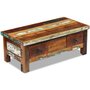 VIDAXL Table basse a tiroirs 90 x 45 x 35 cm Bois de recuperation