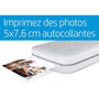 Voir la diapositive 5 : HP Imprimante photo portable Sprocket White Luna