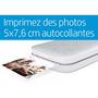 Voir la diapositive 5 : HP Imprimante photo portable Sprocket White Luna