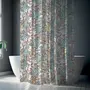 GUY LEVASSEUR Rideau de douche imprimé en polyester multico FEUILLAGES