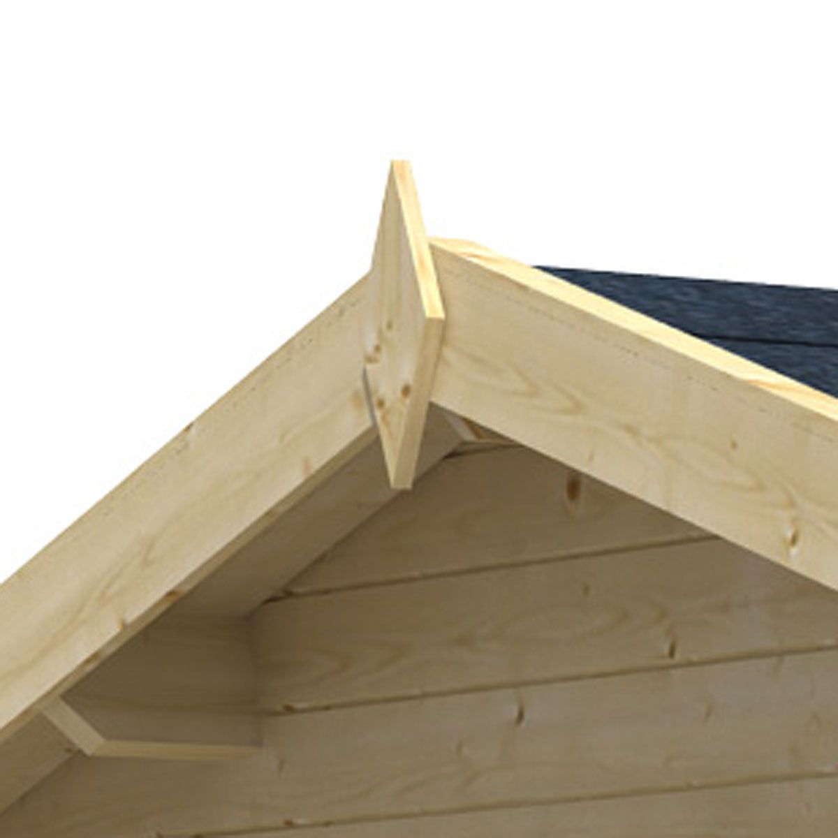 Abri de jardin bois CARROZ / 16.00m² / 28mm