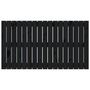 Voir la diapositive 4 : VIDAXL Tete de lit murale Noir 108x3x60 cm Bois massif de pin