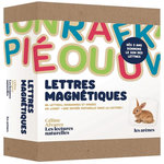 COFFRET LETTRES MAGNETIQUES. 86 LETTRES, DIAGRAMMES ET IMAGES EN BOIS AIMANTES ET 1 LIVRET  UNE ENTREE NATURELLLE DANS LA LECTURE , Alvarez Céline