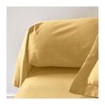 Today Taie de traversin TODAY Essential - 45 x 185 cm - 100% Coton uni - Ocre