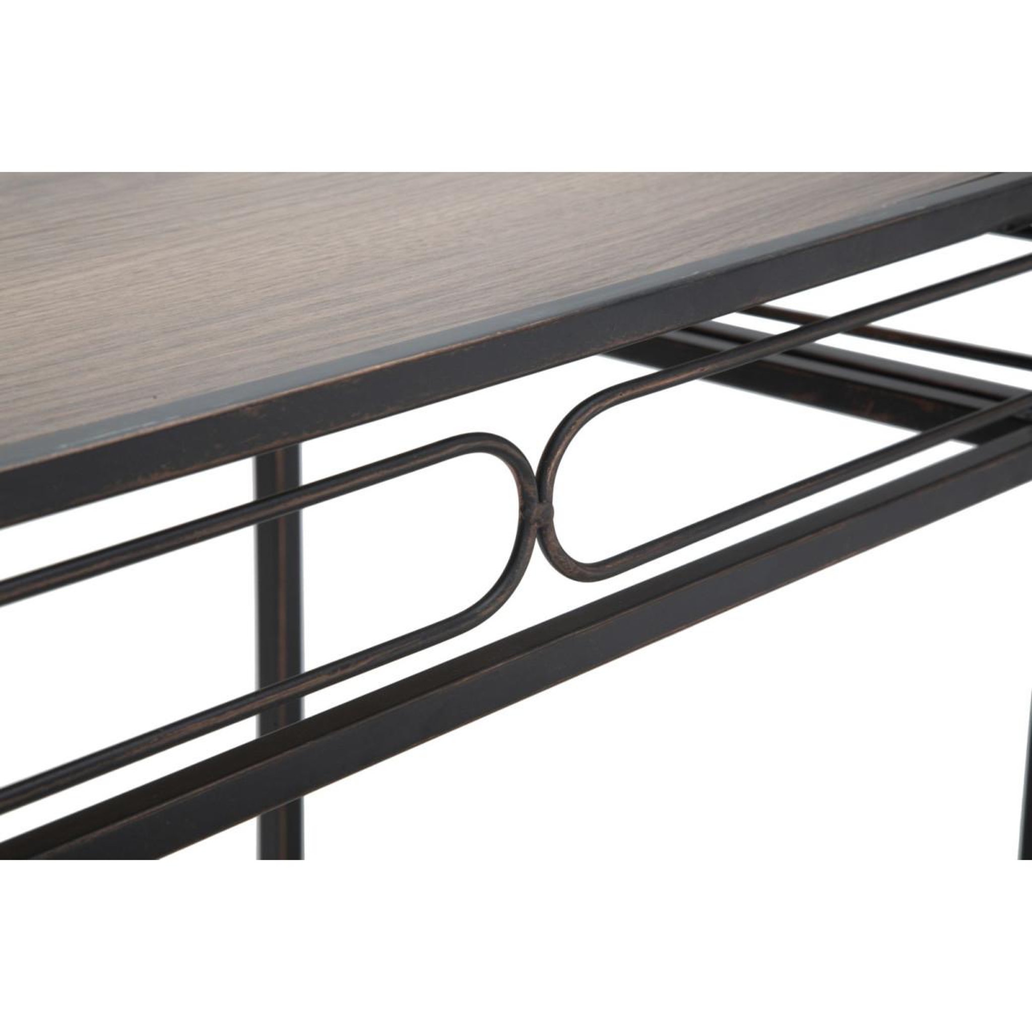 Voir la diapositive 6 : Paris Prix Console design  essential  110cm naturel & noir