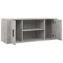 Voir la diapositive 4 : VIDAXL Meuble TV Gris beton 100x35x40 cm Bois d'ingenierie