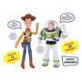 Voir la diapositive 2 : LANSAY Coffret de 2 personnages parlants Buzz l'éclair et le shérif Woody Toy Story