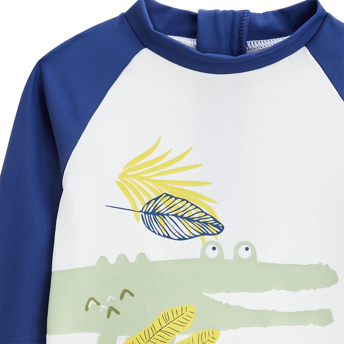 Petit Béguin Maillot de bain bébé 2 pièces t-shirt de protection UV & boxer Costa