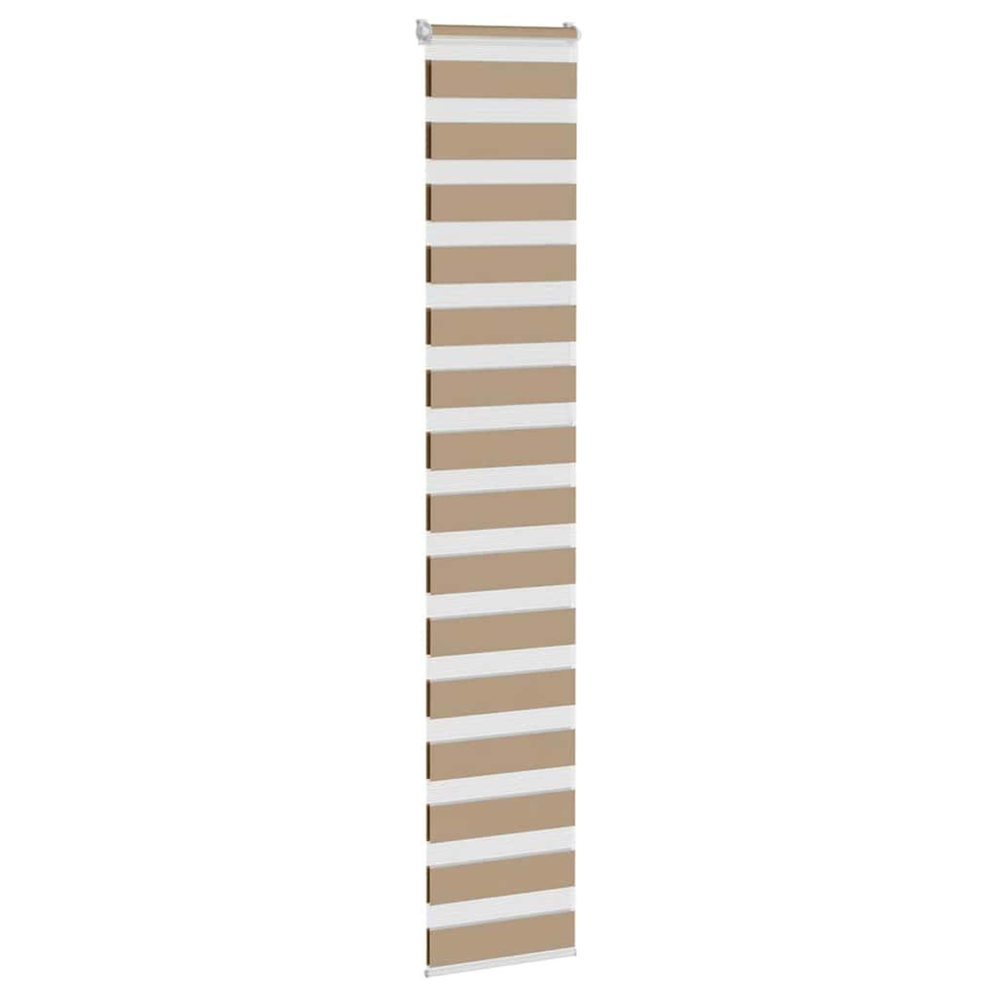 Voir la diapositive 3 : VIDAXL Store zebre marron sable largeur du tissu 40,9 cm polyester