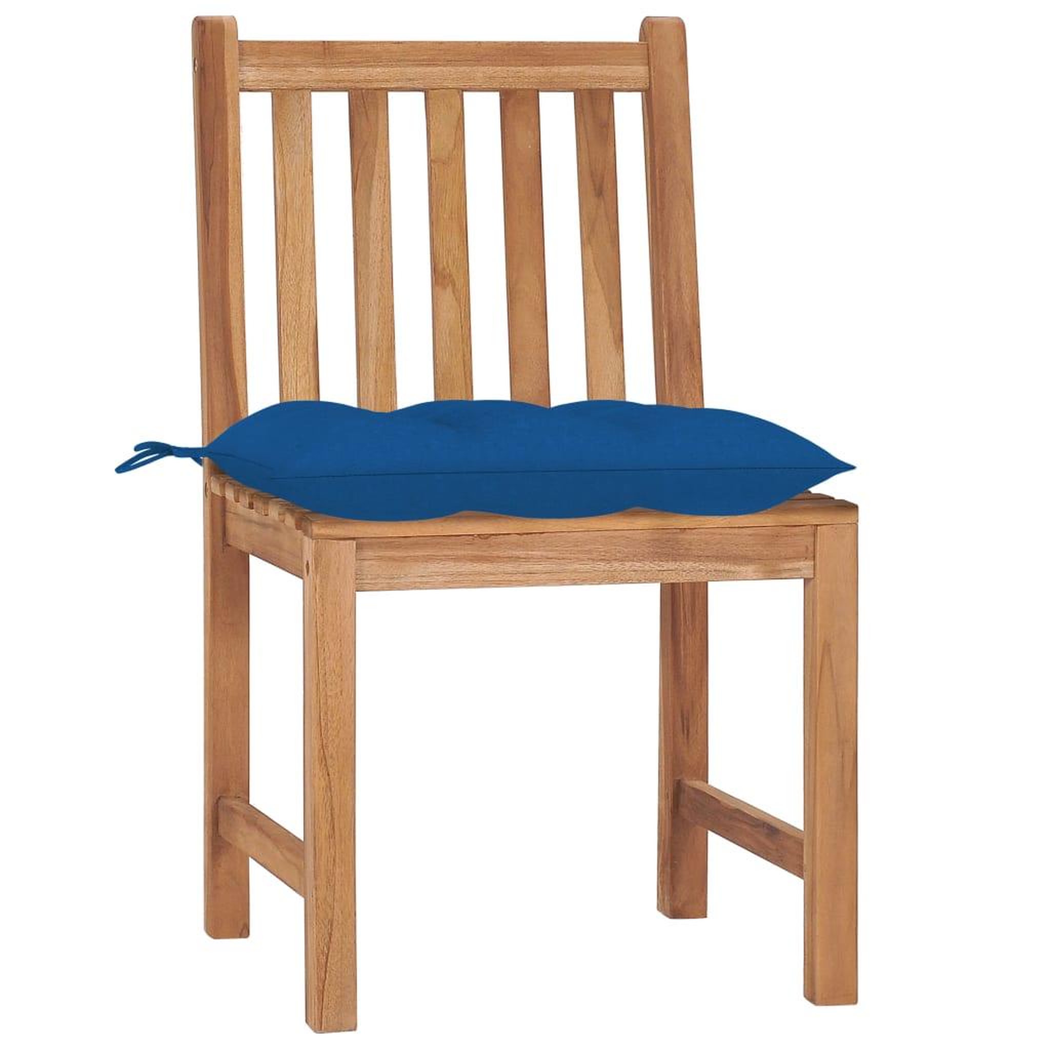 Voir la diapositive 2 : VIDAXL Chaises de jardin lot de 2 avec coussins Bois de teck massif