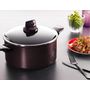 Voir la diapositive 2 : TEFAL Faitout 24cm DARK RUBY LIE DE VIN