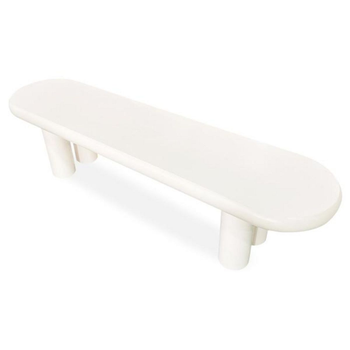 Paris Prix Table Basse Ovale  Emory  160cm Crème