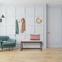 Voir la diapositive 5 : Paris Prix Banc Design  Giulia  100cm Rose