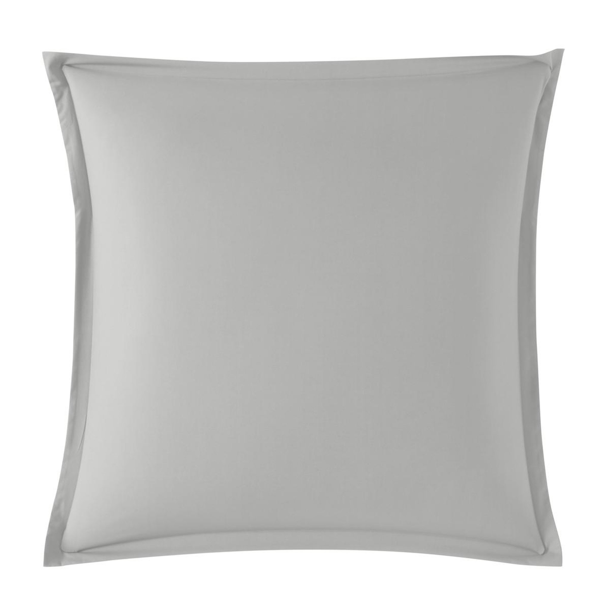 DODO Taie d'oreiller Influence Percale Pierre. Coloris disponibles : Gris