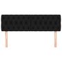 Voir la diapositive 3 : VIDAXL Tetes de lit 2 pcs Noir 80x7x78/88 cm Tissu