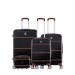 GENTLEMAN FARMER GENTLEMAN FARMER - Set de 4 Valises WALTER-C 75 cm 4 Roues. Coloris disponibles : Bleu, Rouge, Gris, Noir