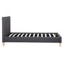 Voir la diapositive 3 : Habitat et Jardin Lit  Elise  - 90 x 190 cm - Gris foncé