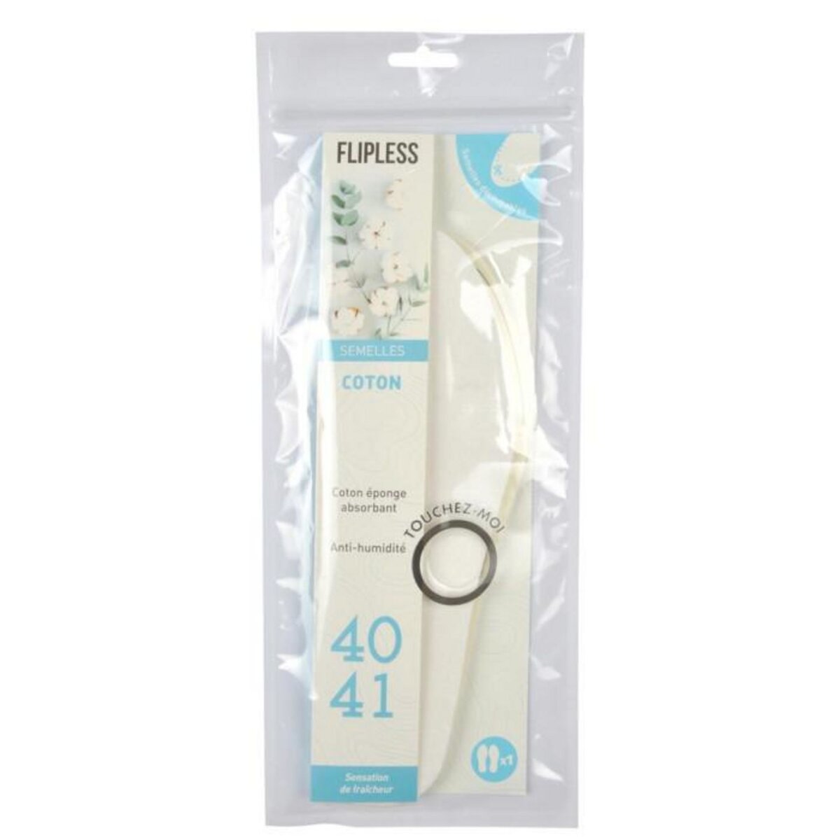 Paris Prix Semelles Chaussures  Coton  Taille 40/41 Blanc