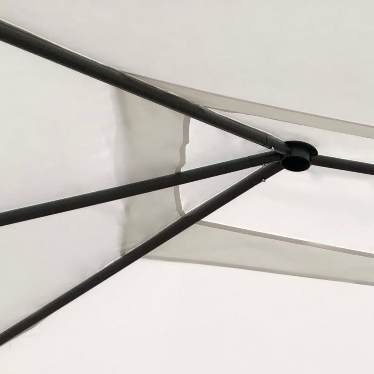 VIDAXL Belvedere 3x4x2,6 m Creme 160 g/m^2