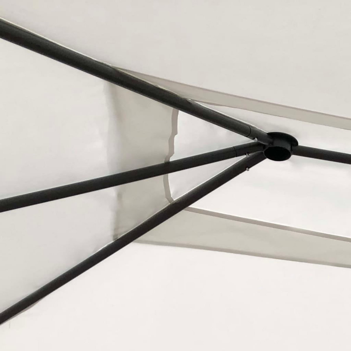 VIDAXL Belvedere 3x4x2,6 m Creme 160 g/m^2