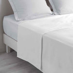 Paris Prix Drap Plat en Coton  Biolina  180x290cm Blanc