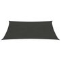 VIDAXL Voile d'ombrage 160 g/m² Anthracite 2,5x3,5 m PEHD