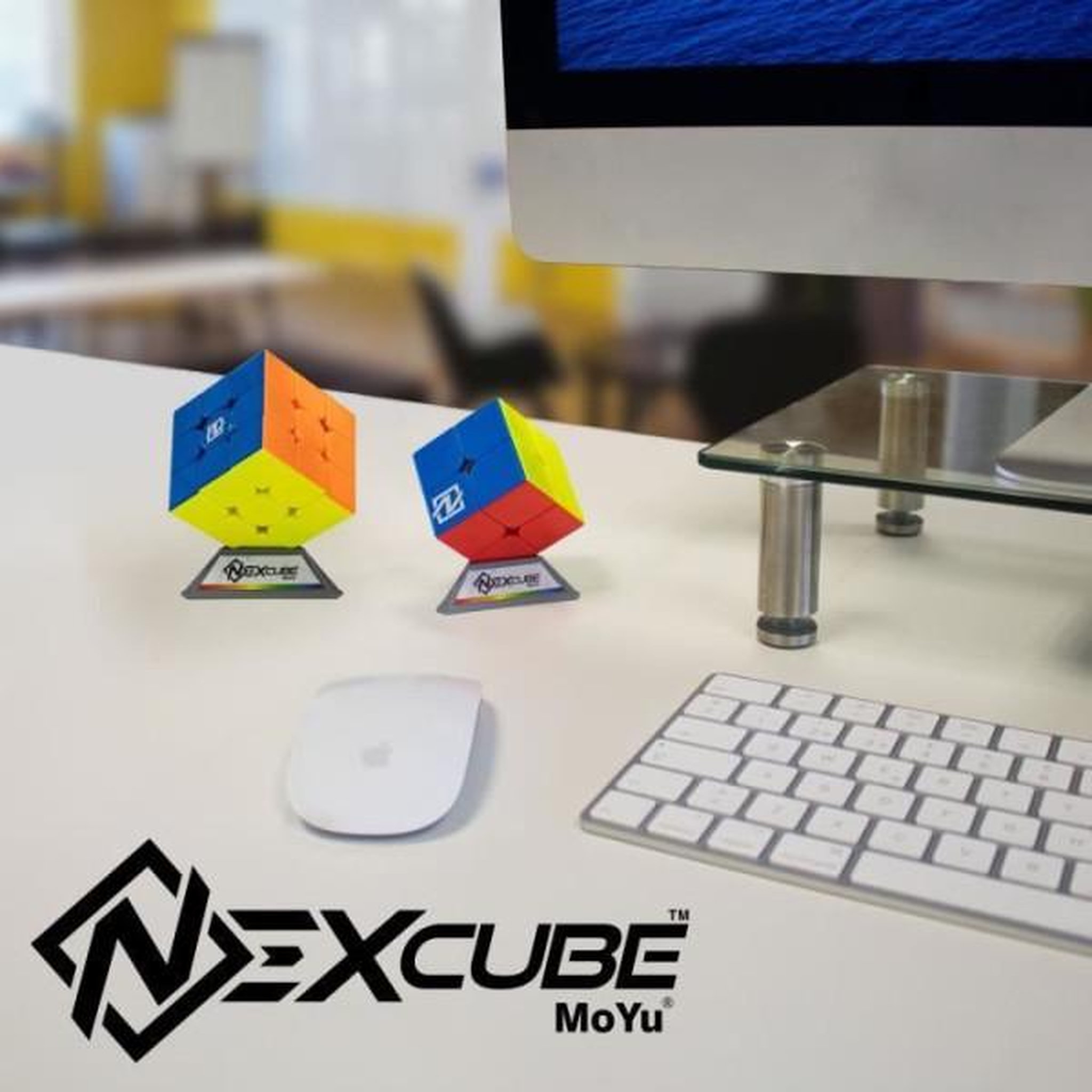 Voir la diapositive 6 : GOLIATH Puzzle Cube Nexcube 3x3 + 2x2 Classic - MoYu - Multicolore - Extérieur - Neuf
