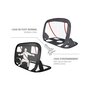 Voir la diapositive 3 : Paris Prix Cage de Foot Pliable  2 en 1  120cm Noir