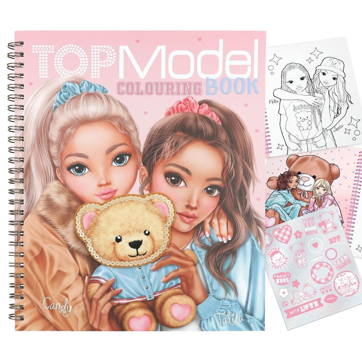 TOP MODEL TOPModel Livre de coloriageTeam Teddy