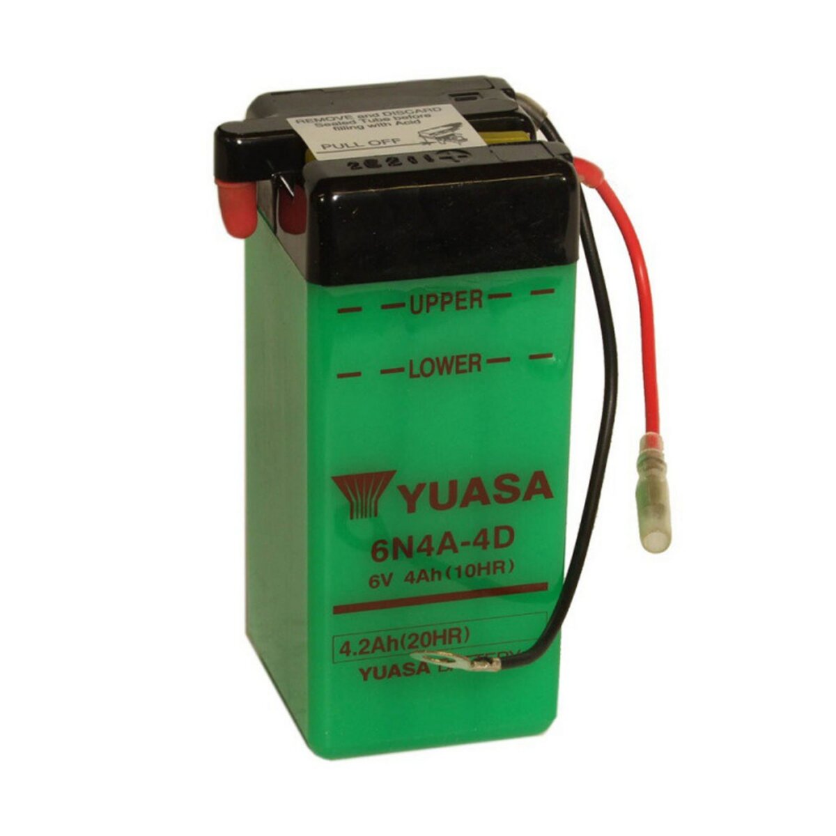 YUASA Batterie moto YUASA 6N4A-4D 6V 4.2AH