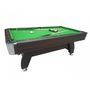 Voir la diapositive 4 : PLAY4FUN Billard Americain avec Retour de boules automatique et Accessoires -Marron et Tapis Vert - 213 x 122 cm