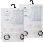 Voir la diapositive 1 : TOILINUX Lot de 2 Rideaux pour chambre d'enfant avec pompons Lilo