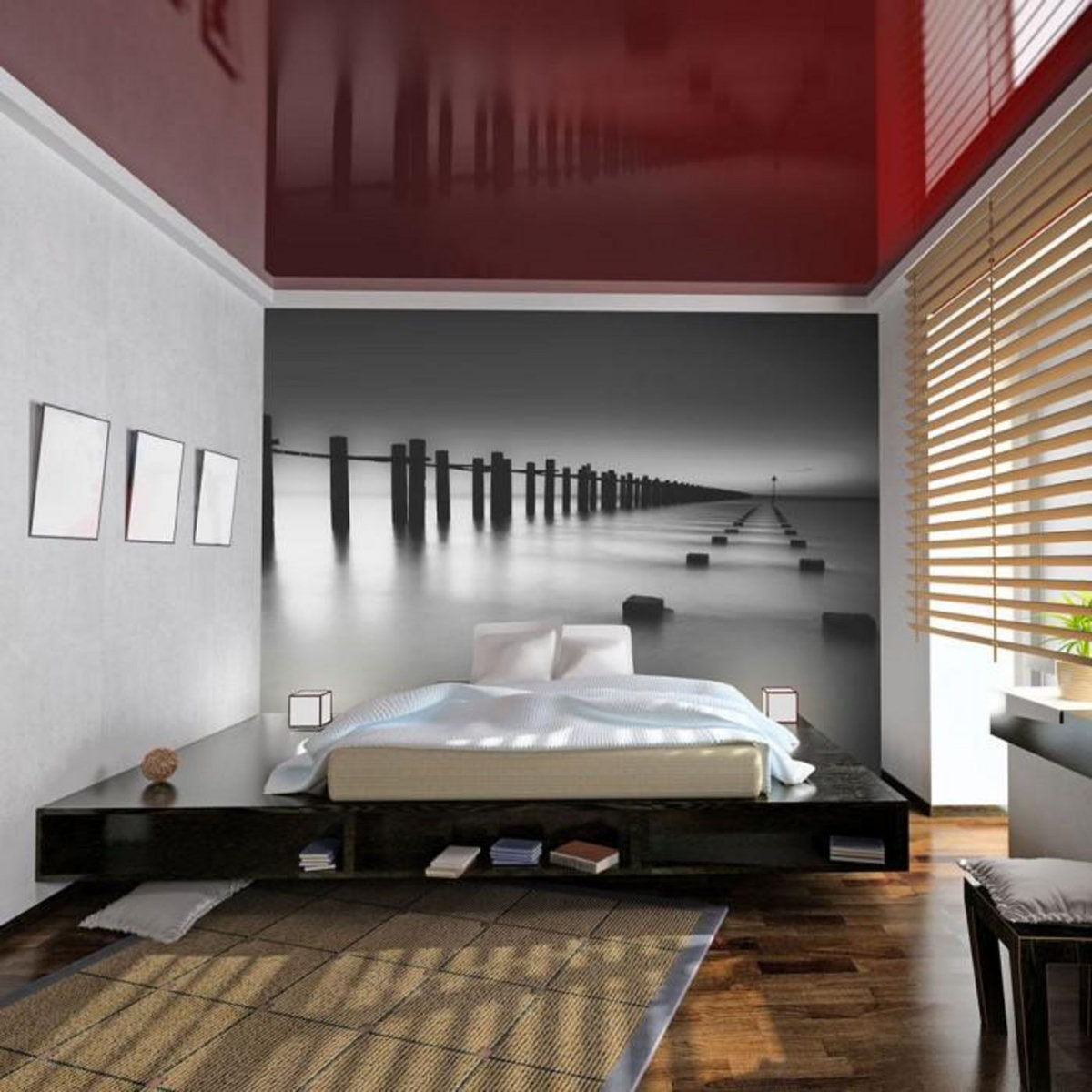 Paris Prix Papier Peint  Estuaire de la Tamise à Shoeburyness, Angleterre  270x450cm