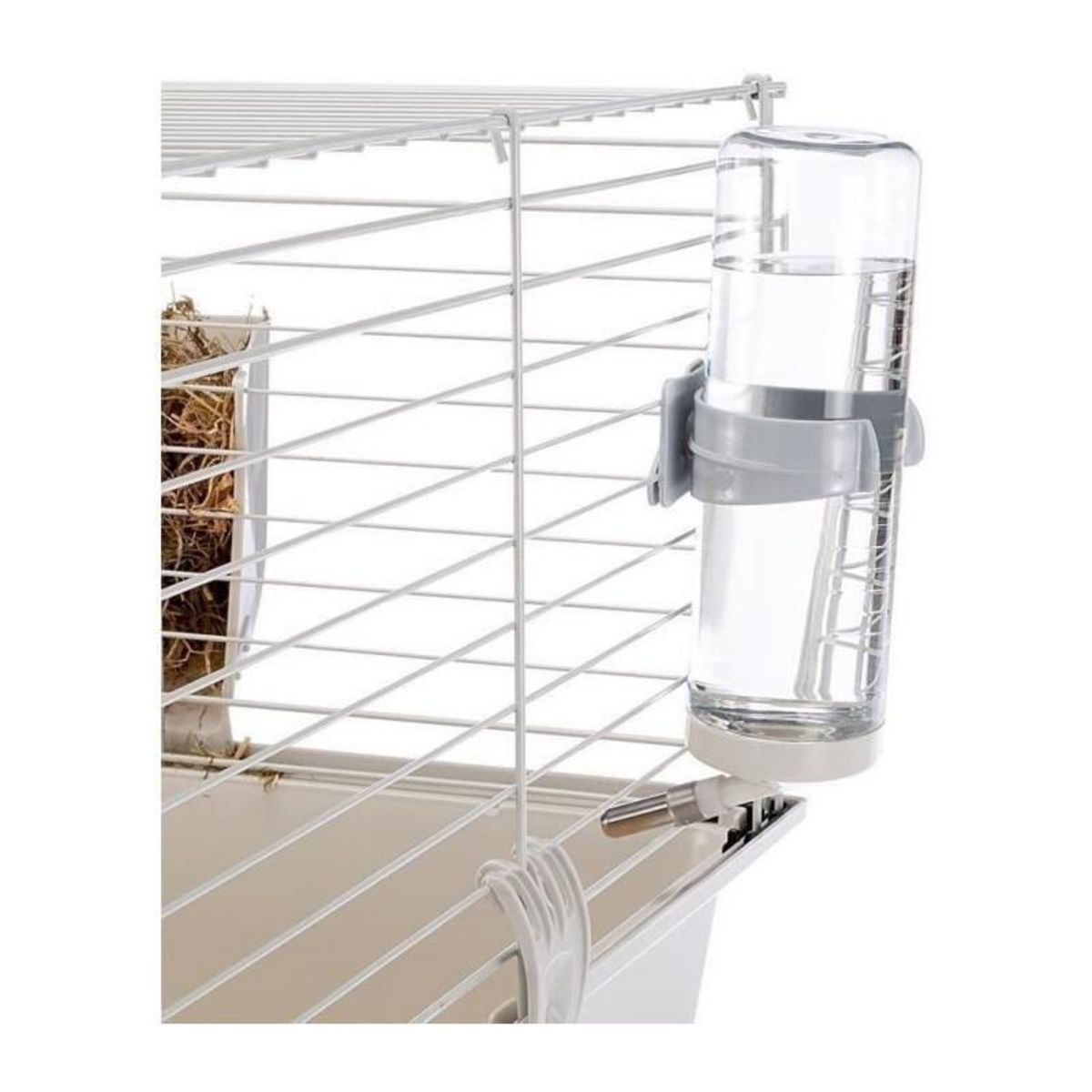 Ferplast Cage - FERPLASTE - CAVIE 80X1 - 77 x 48 x 42 cm - Gris clair