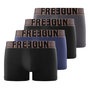 Voir la diapositive 1 : FREEGUN Lot de 4 Boxers homme Soft Touch Signature Karl