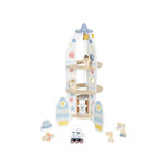 ELINELI Fusée en bois et accessoires