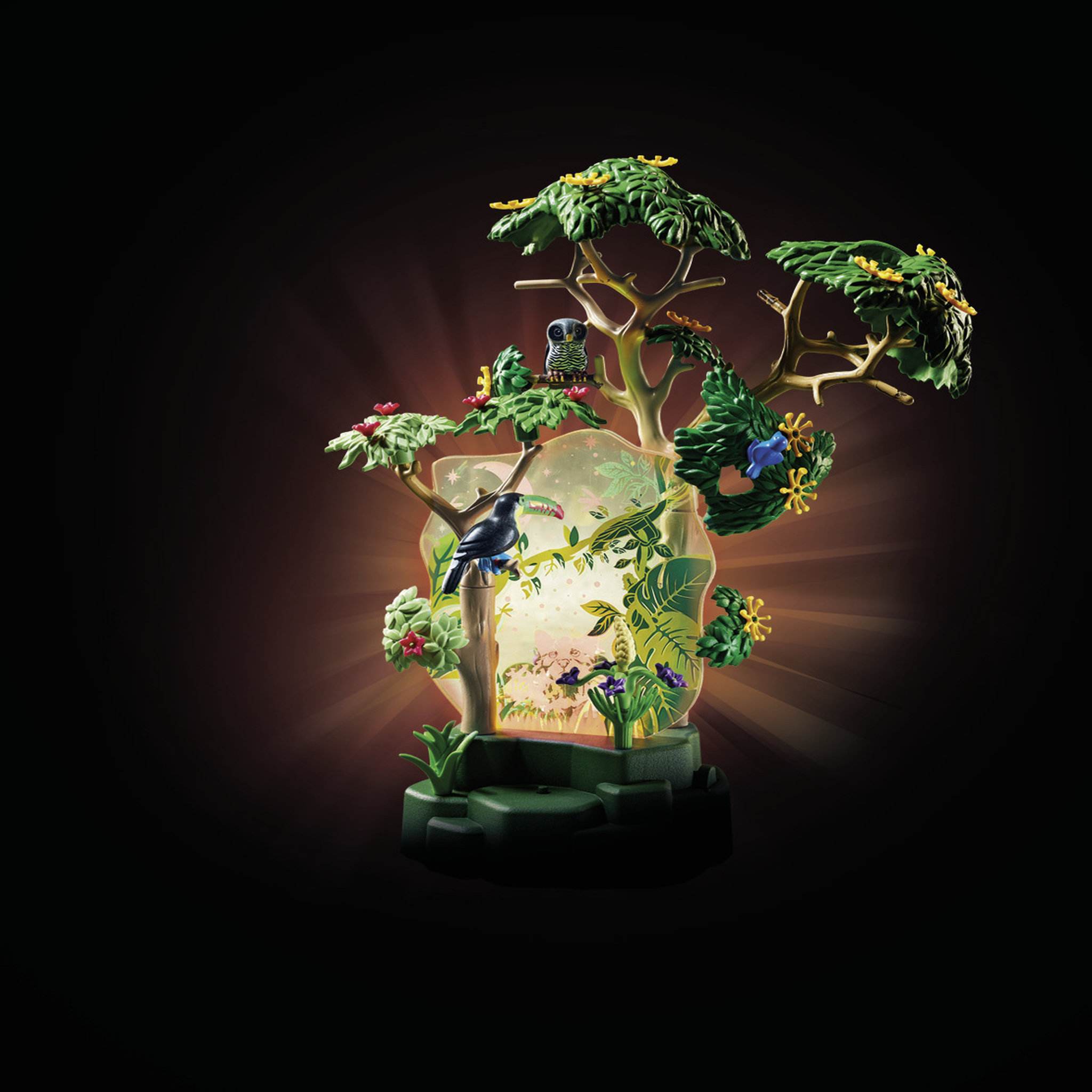 Voir la diapositive 4 : PLAYMOBIL 71009 - Wiltopia - Forêt tropicale avec veilleuse