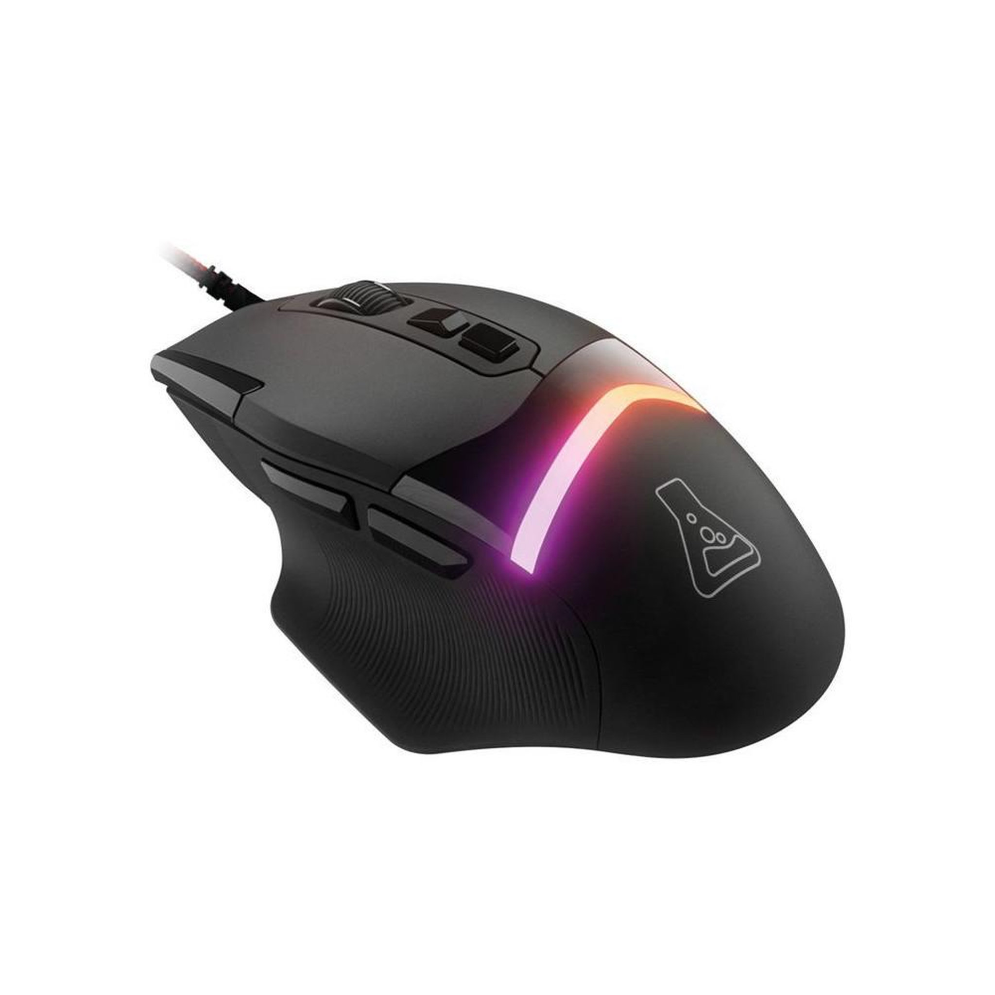THE G-LAB Souris gaming filaire the g-lab kult palladium noire ergonomique 8 boutons rgb jusqu'à 12800 dpi capteur instant a825 1000 hz