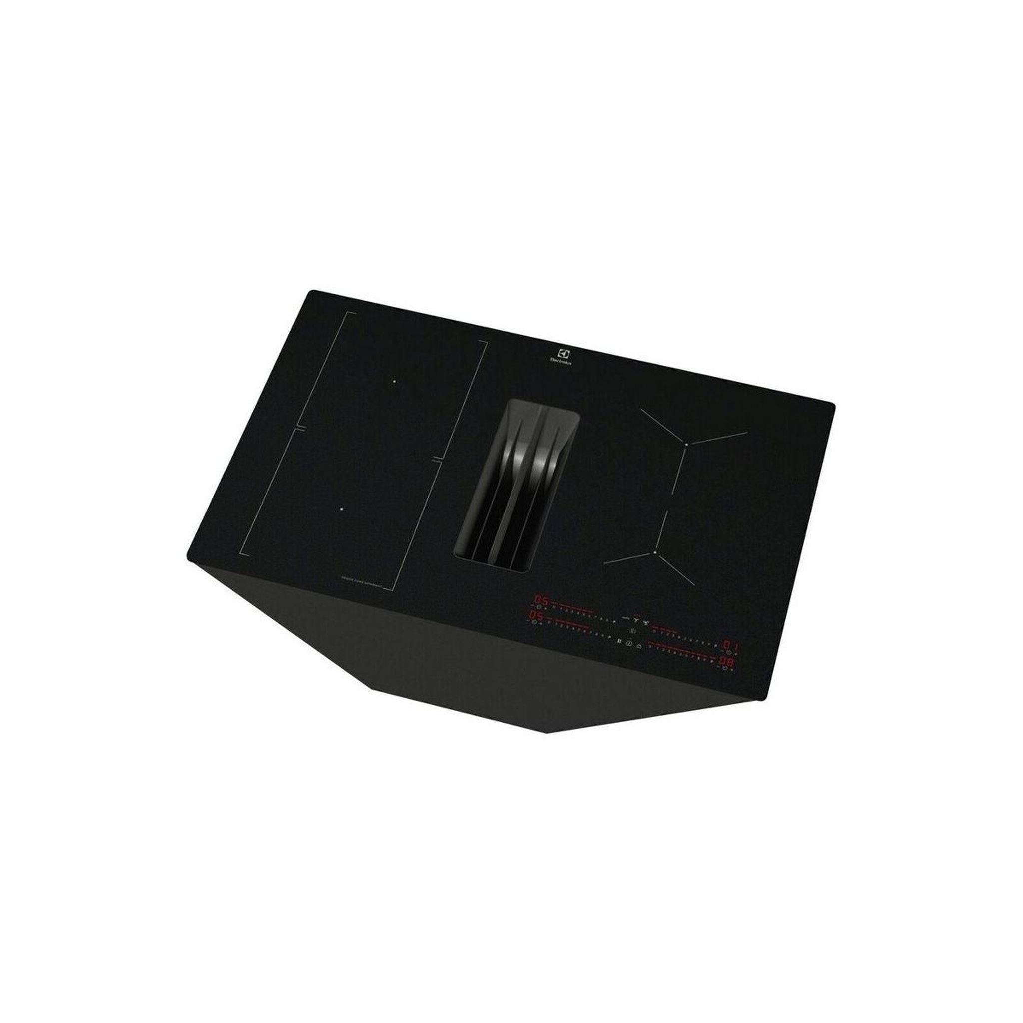 Voir la diapositive 3 : ELECTROLUX Plaque induction aspirante KCC83443CZ SaphirMatt® - Hotte intégrée Mat