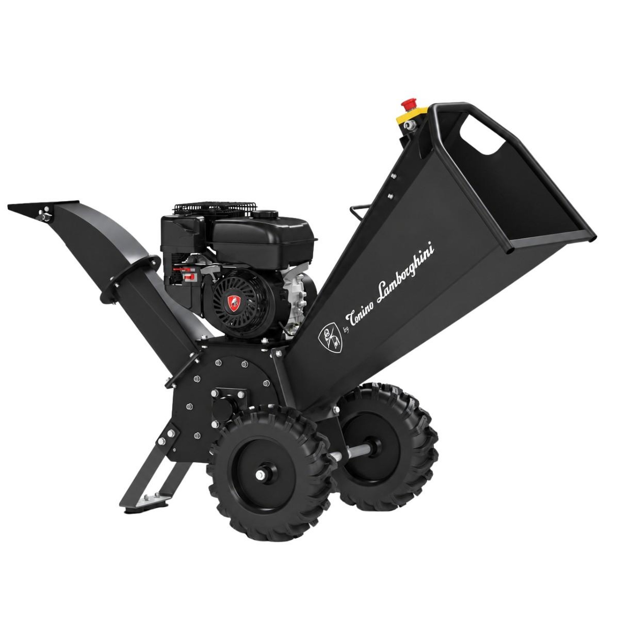 BY TONINO LAMBORGHINI GARDEN MACHINERY Broyeur de végétaux thermique 7cv 212 cm³ coupe ø100 mm max démarrage manuel tonino lamborghini