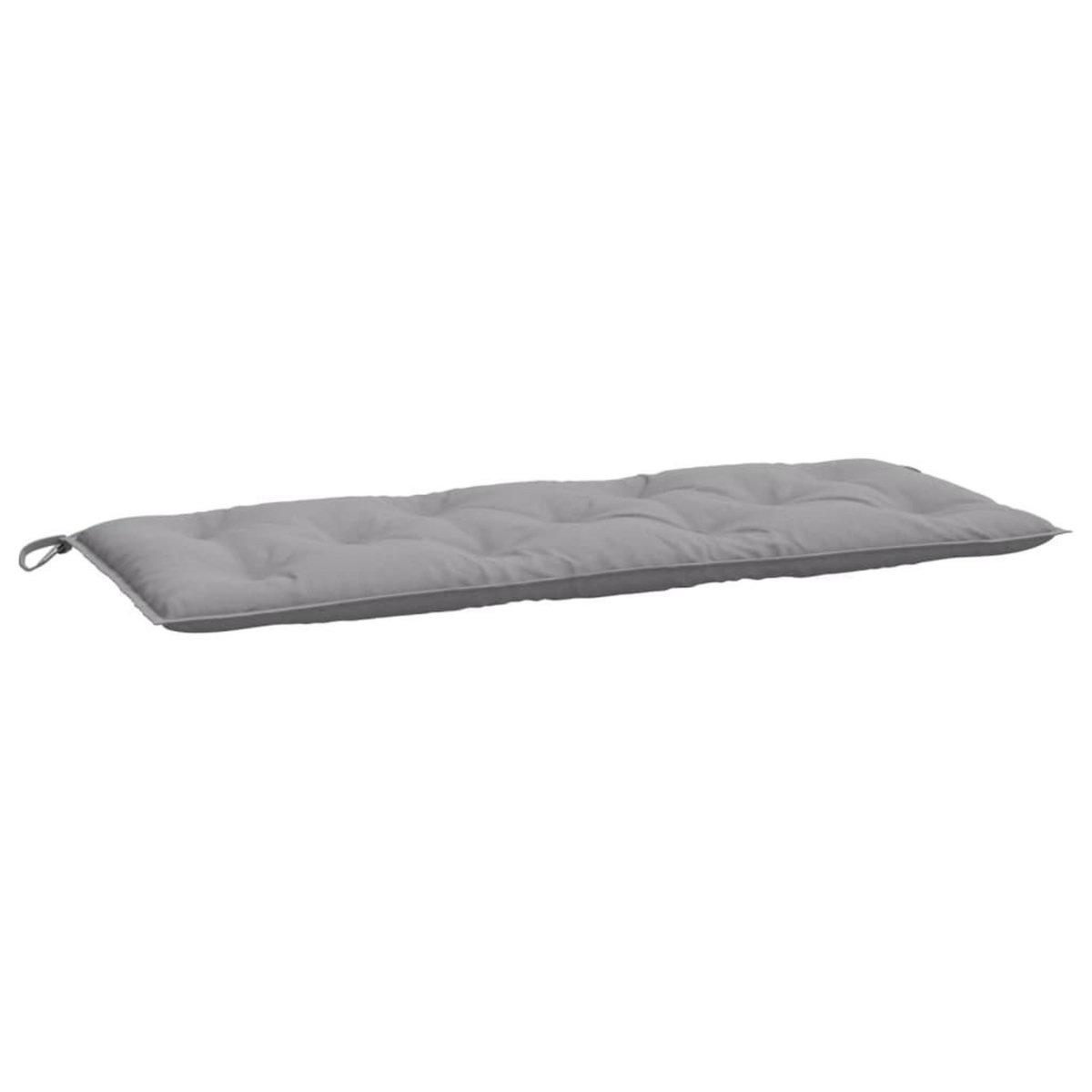 VIDAXL Coussins de banc jardin lot de 2 gris 120x50x7 cm tissu Oxford