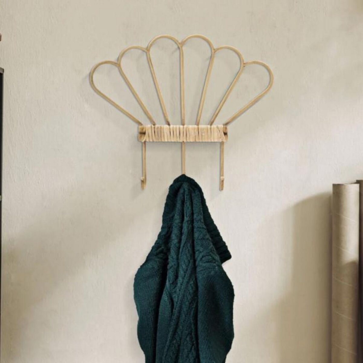 Paris Prix Patère Murale en Métal  Panama  37cm Naturel