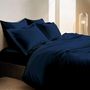 Voir la diapositive 2 : DODO Drap housse Percale de coton thermorégulée Marine