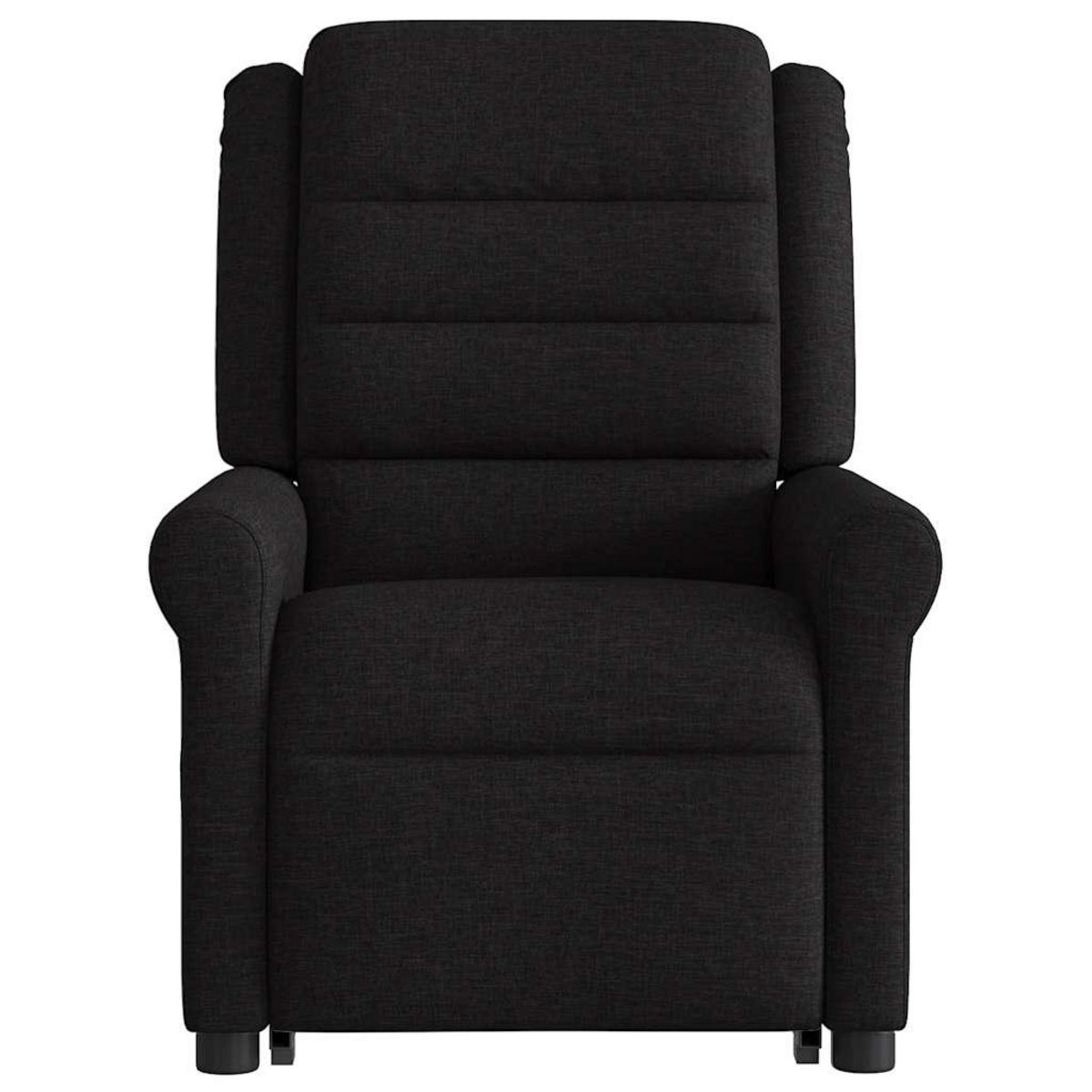 VIDAXL Fauteuil de massage inclinable Noir Tissu
