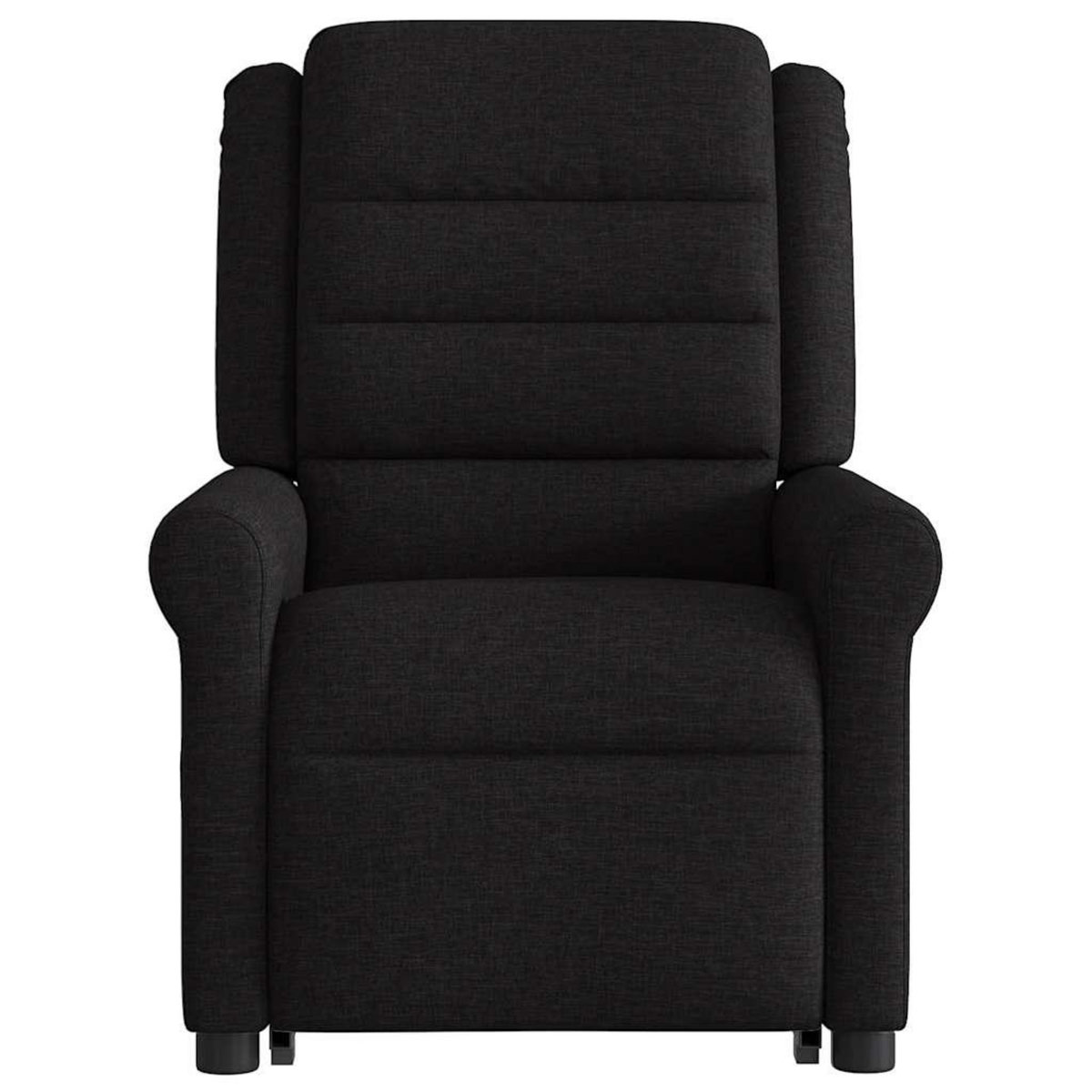 VIDAXL Fauteuil de massage inclinable Noir Tissu