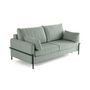 Voir la diapositive 6 : LISA DESIGN Ercolano - canapé 3 places convertible - couchage quotidien - matelas 11 cm - en velours